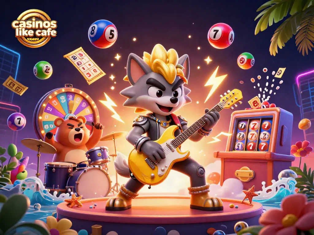 Jump into casinos like Cafe Casino with explosive fun featuring vibrant characters and game elements!