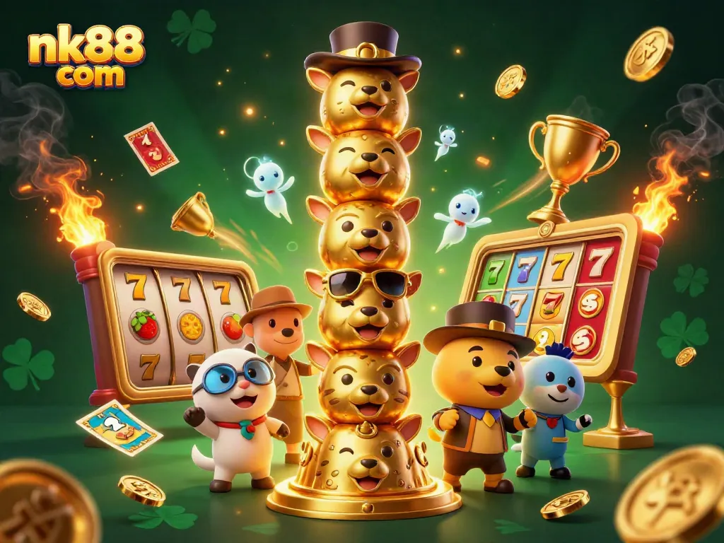 Engage with exciting games at nk88 com, featuring vibrant casino elements and dynamic visuals.