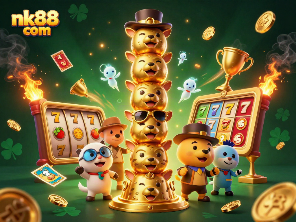 Engage with exciting games at nk88 com, featuring vibrant casino elements and dynamic visuals.