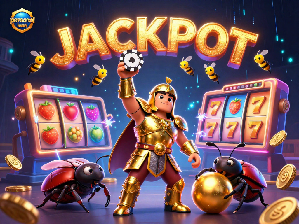 Engage with your personal loan while experiencing thrilling slots in a vibrant casino setting.