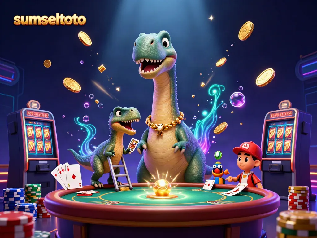 Engage in exciting gameplay at sumseltoto with vibrant casino elements and thrilling characters.