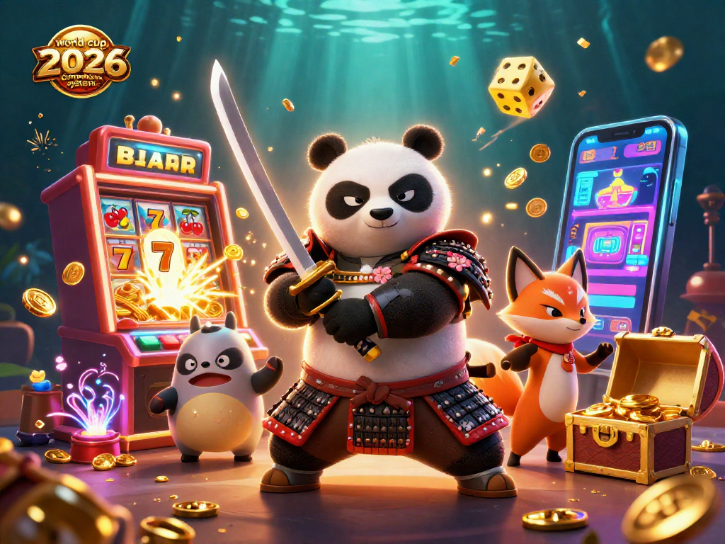 Engaging visual of the world cup 2026 competition system with dynamic casino elements and characters.