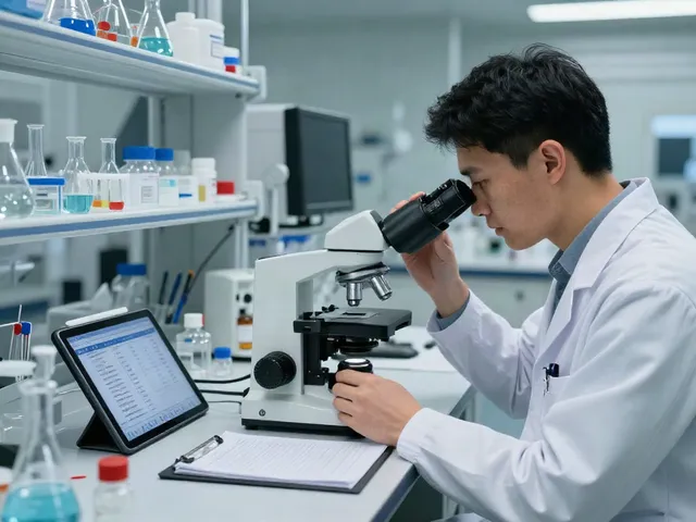 MOTS-c for sale displayed in a lab setting, showcasing research-grade peptide examination.