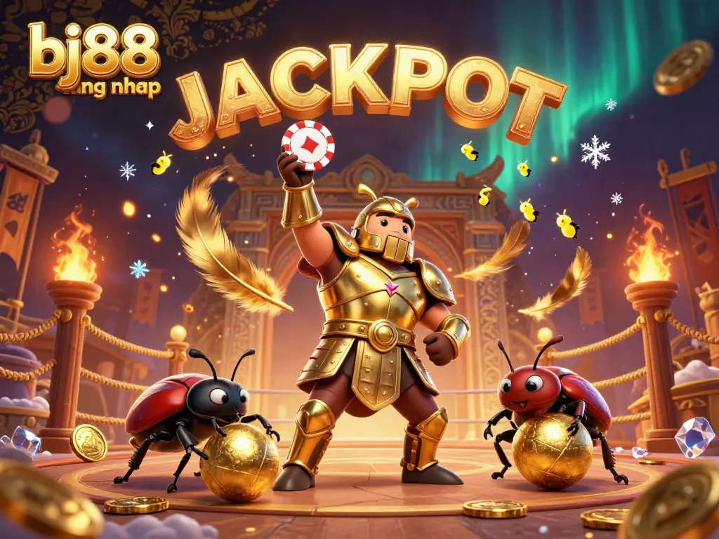 Experience gaming excitement with bj88 dang nhap as a hero beetle triumphs amid dazzling casino elements.