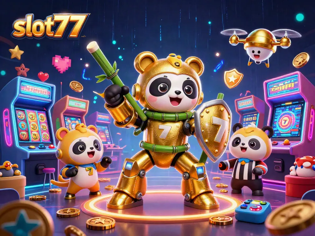 Mainkan slot777 dengan gaya yang seru dalam ilustrasi 3D penuh warna, menarik untuk para penjudi.