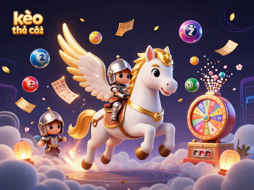 Engage with luck at kèo nhà cái while winning colorful lottery prizes in an animated fantasy world.