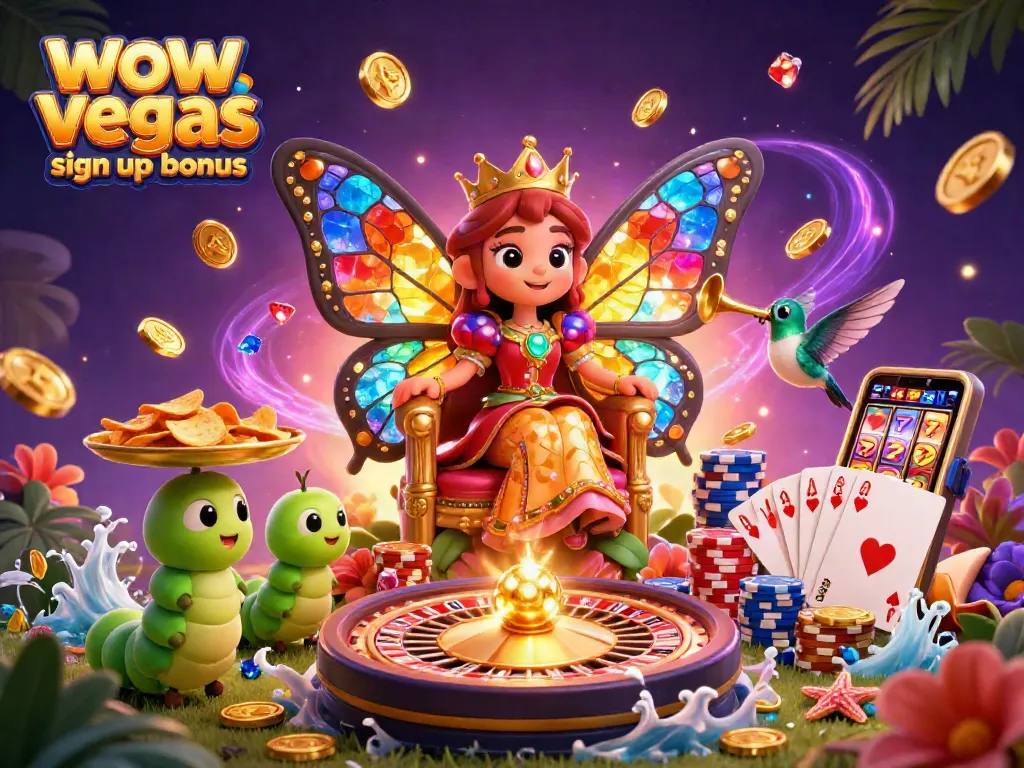 Claim amazing prizes with the WOW Vegas sign up bonus while enjoying vibrant slot games and bonuses.