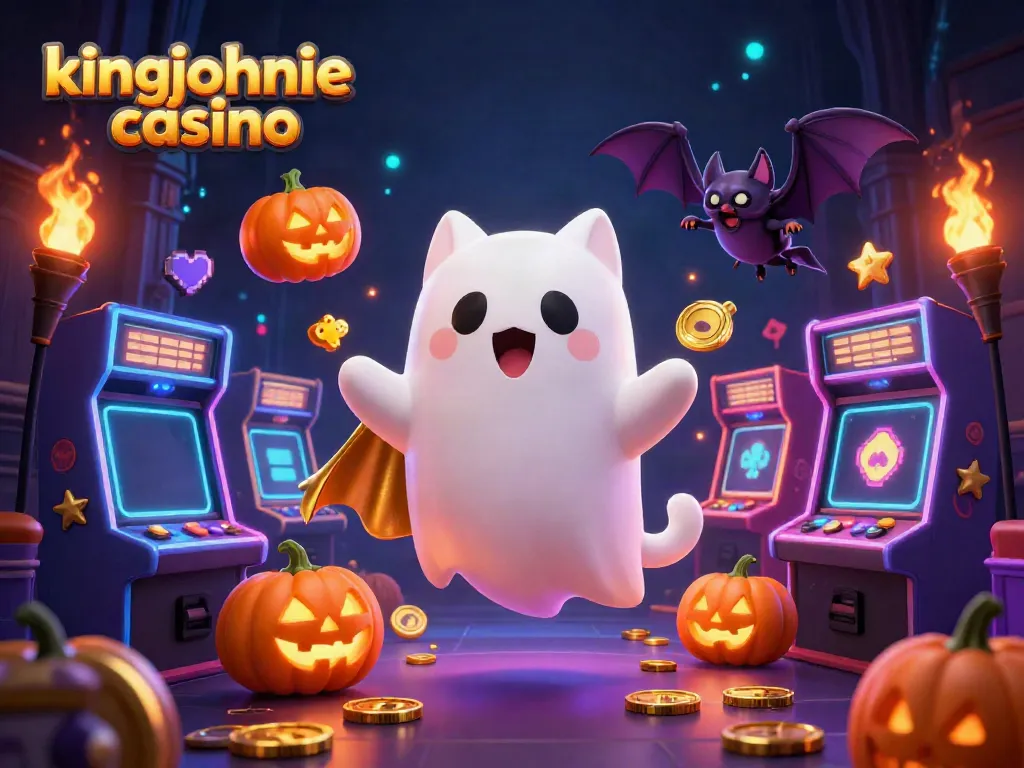 Experience riveting gameplay at kingjohnnie casino with animated characters in a vibrant casino setting.