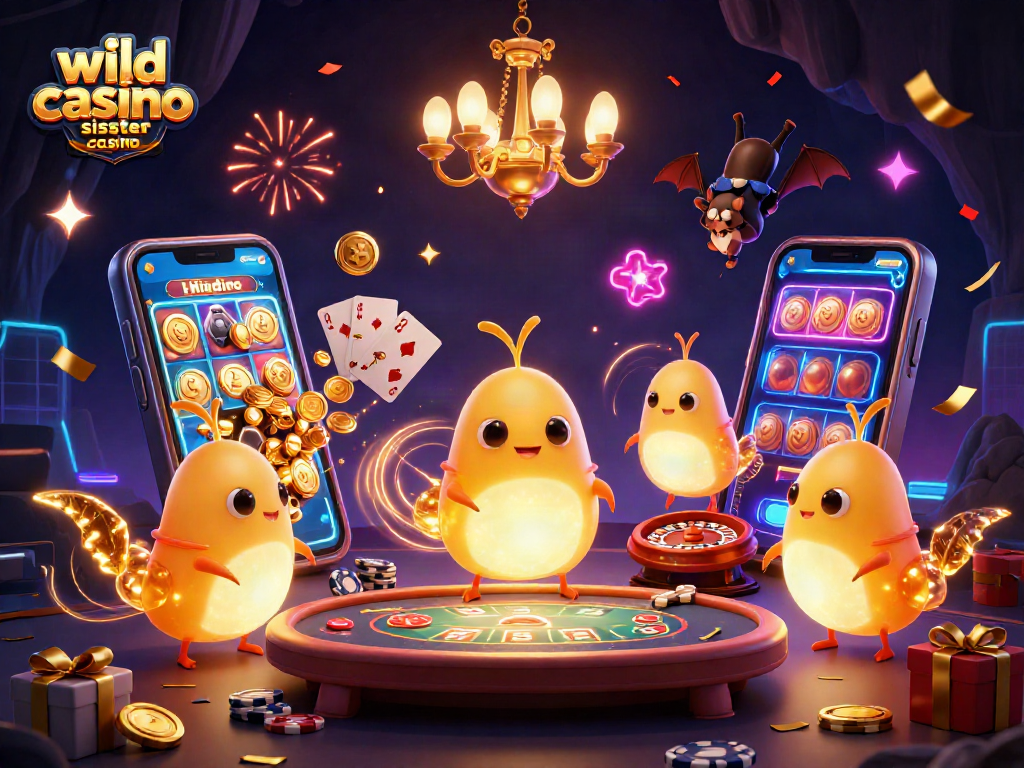 Delight in winning with the vibrant glow of wild casino sister casino illuminating the excitement of online gaming.