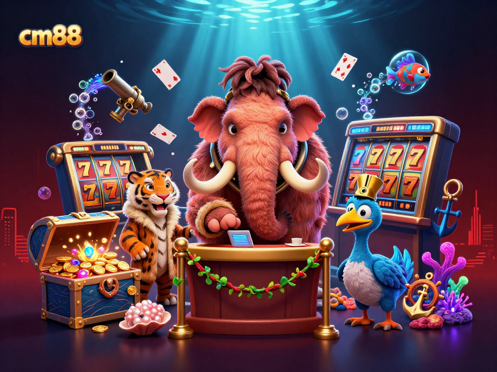 Experience cm88's casino excitement through vibrant characters, stunning visuals, and engaging gameplay.