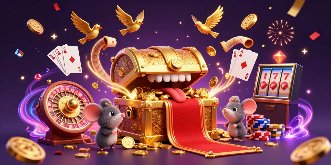 Engage in Đăng Ký Hitclub with vibrant 3D illustration featuring a treasure chest and casino elements.