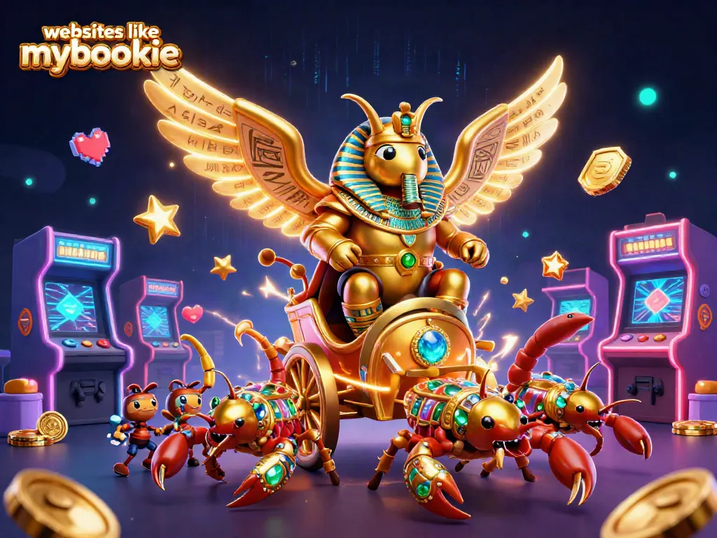 Engage with thrilling gameplay at websites like mybookie featuring a vibrant casino illustration.