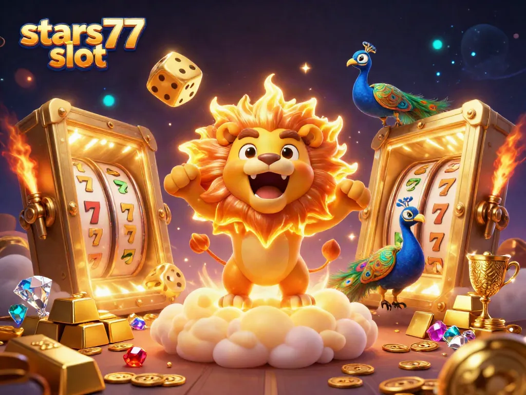 Rasakan keseruan dengan permainan stars77 slot pada ilustrasi 3D yang megah, penuh dengan harta berkilauan.