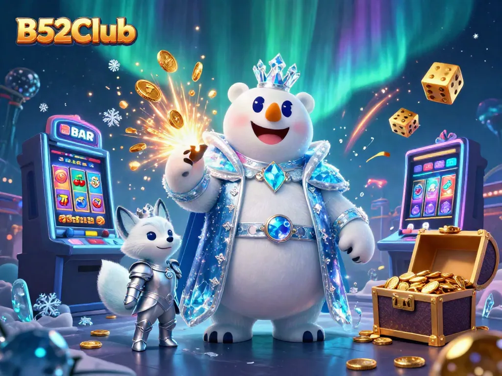 Engage with B52Club's vibrant casino experience featuring iconic characters and game elements.
