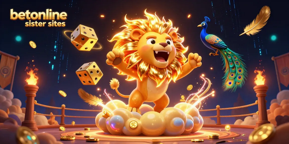Experience the thrill of betonline sister sites with dynamic 3D casino imagery showcasing adventure and excitement.